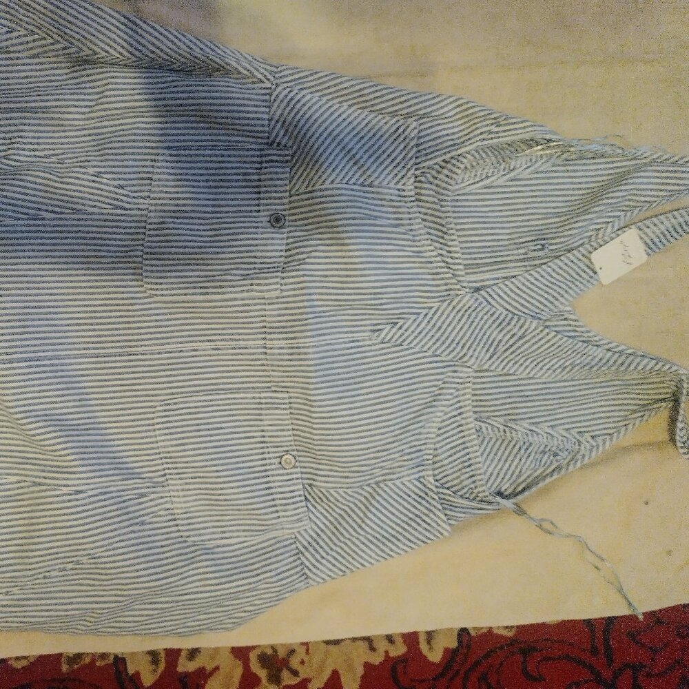 Free People denim jumper dress